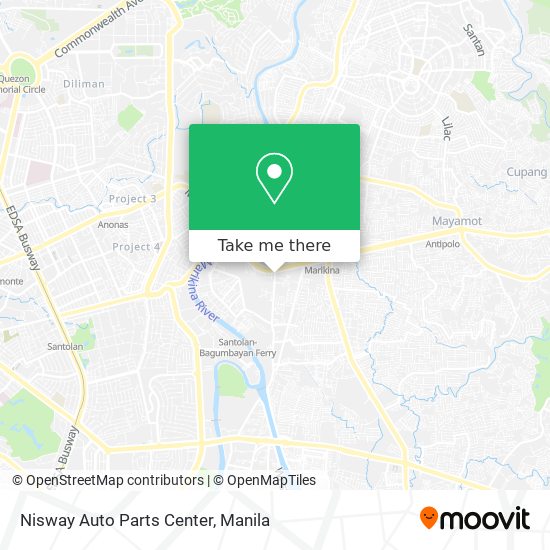 Nisway Auto Parts Center map