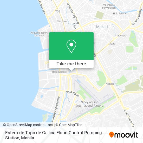 Estero de Tripa de Gallina Flood Control Pumping Station map