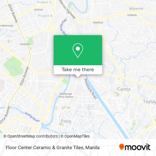 Floor Center Ceramic & Granite Tiles map