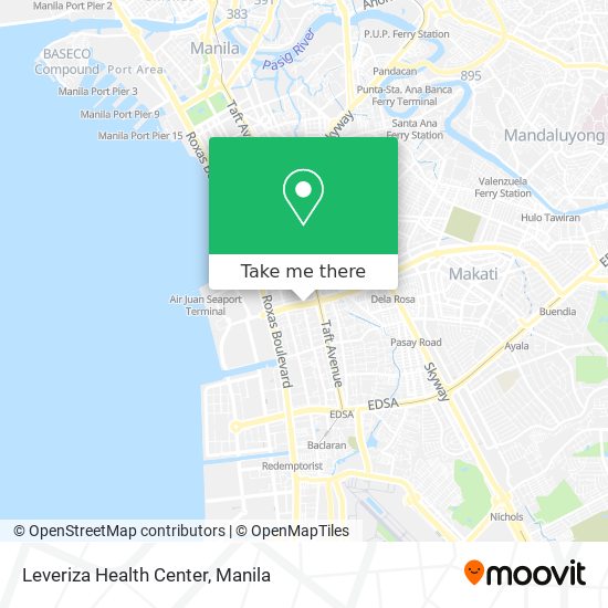 Leveriza Health Center map