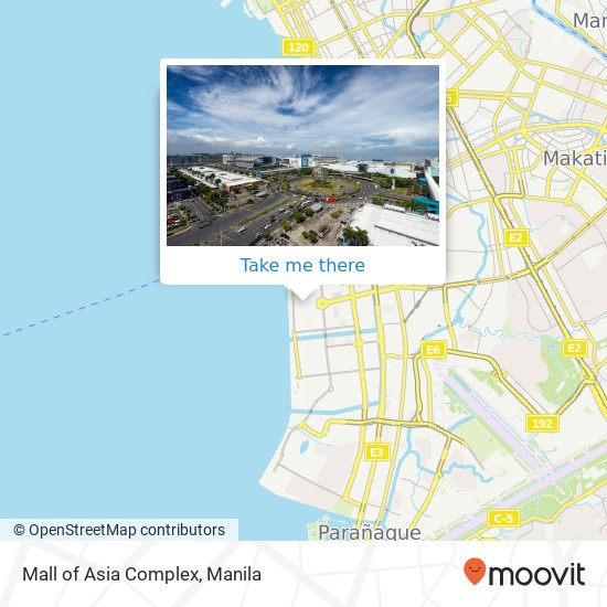 Mall of Asia Complex map