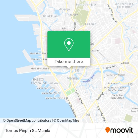 Tomas Pinpin St map