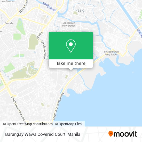 Barangay Wawa Covered Court map