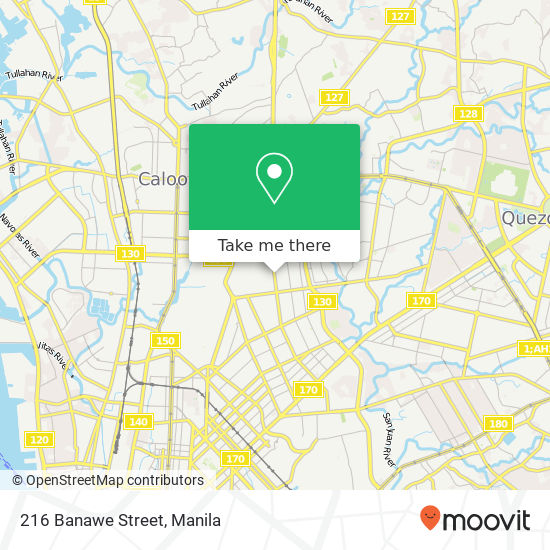 216 Banawe Street map