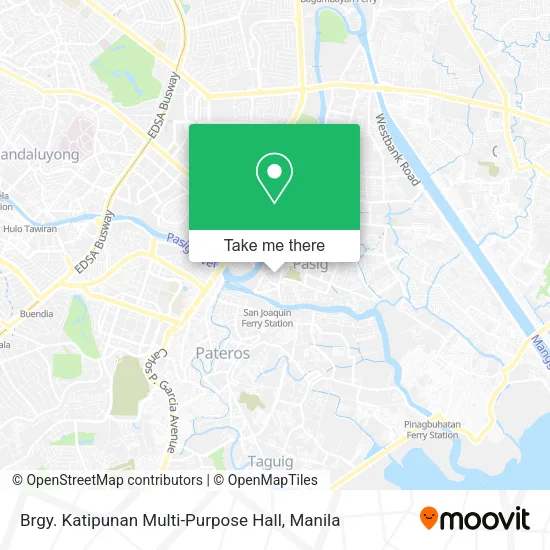 Brgy. Katipunan Multi-Purpose Hall map