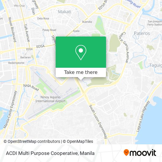 ACDI Multi Purpose Cooperative map