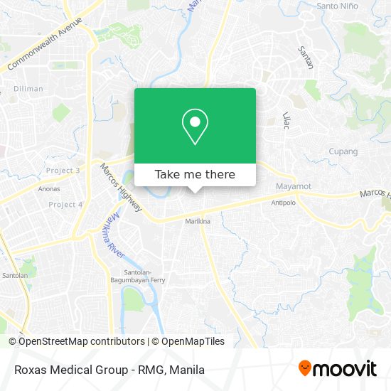 Roxas Medical Group - RMG map