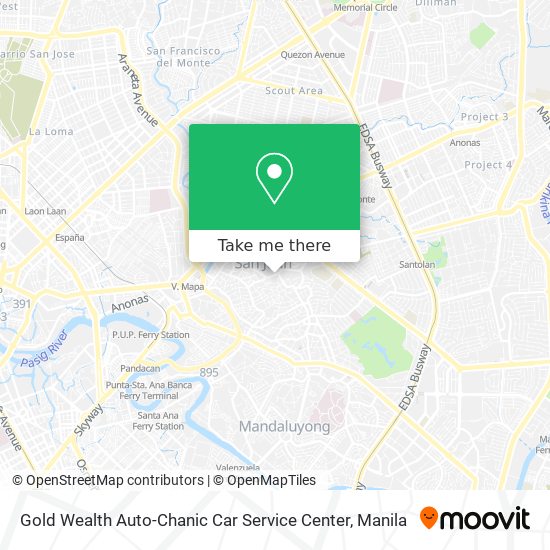 Gold Wealth Auto-Chanic Car Service Center map