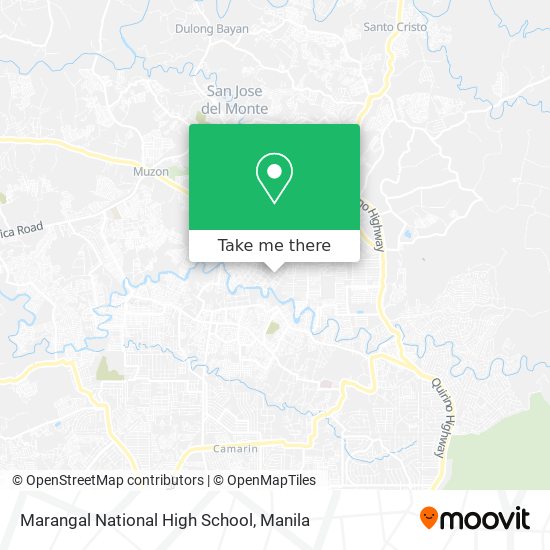 Marangal National High School map