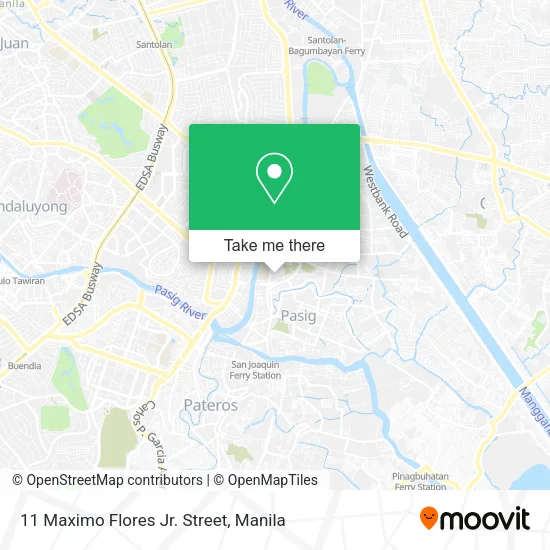 11 Maximo Flores Jr. Street map