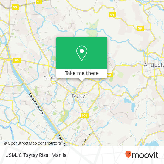 JSMJC Taytay Rizal map