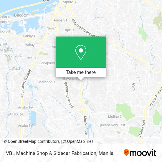 VBL Machine Shop & Sidecar Fabrication map