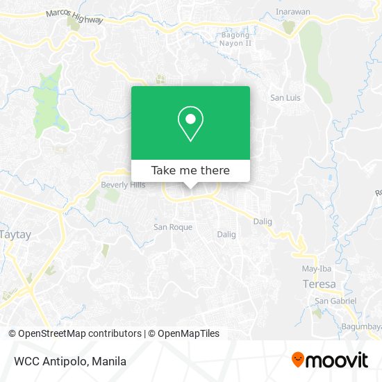 WCC Antipolo map