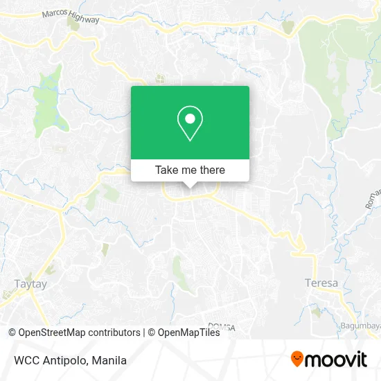 WCC Antipolo map
