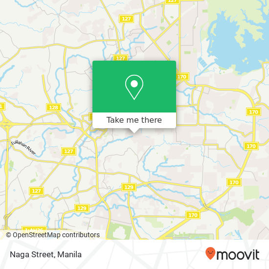 Naga Street map