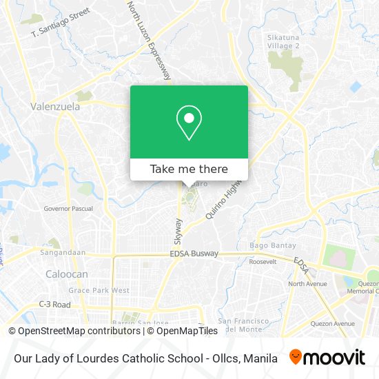 Our Lady of Lourdes Catholic School - Ollcs map