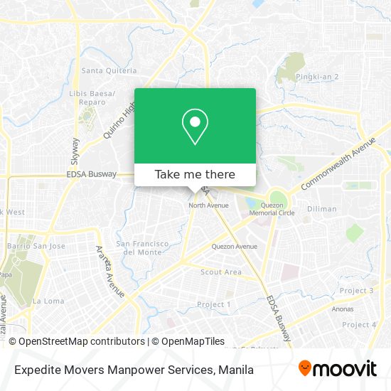 Expedite Movers Manpower Services map