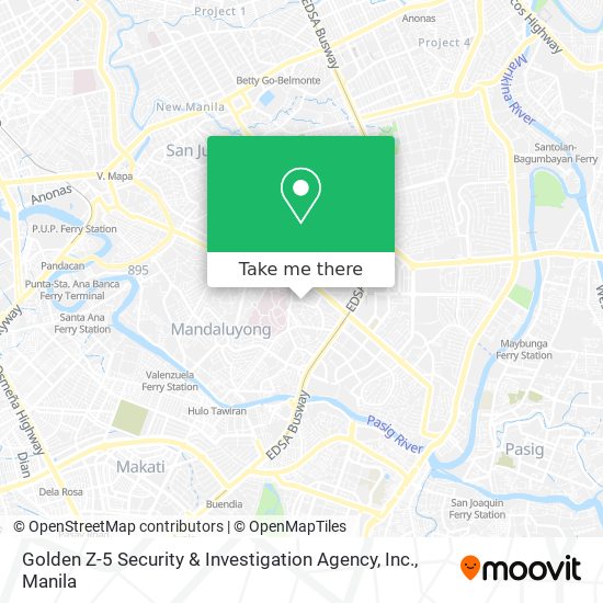 Golden Z-5 Security & Investigation Agency, Inc. map