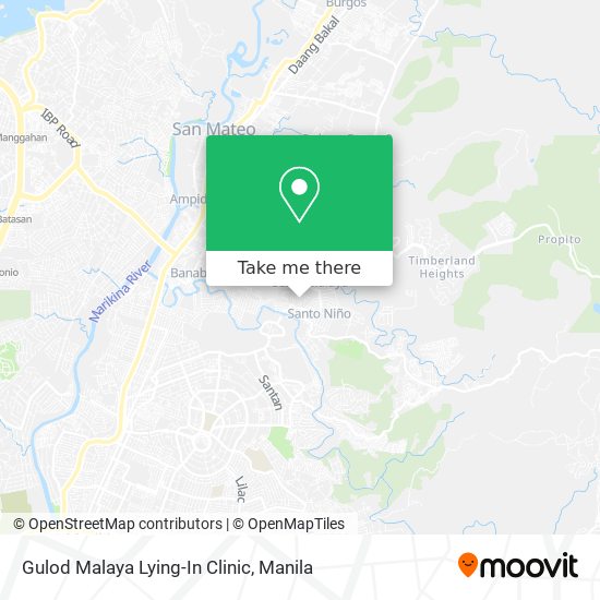 Gulod Malaya Lying-In Clinic map