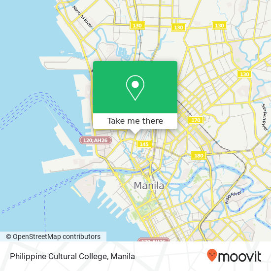 Philippine Cultural College map