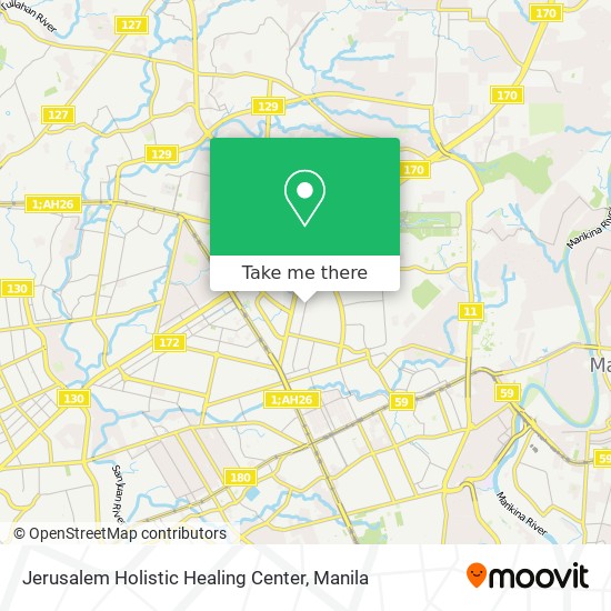 Jerusalem Holistic Healing Center map