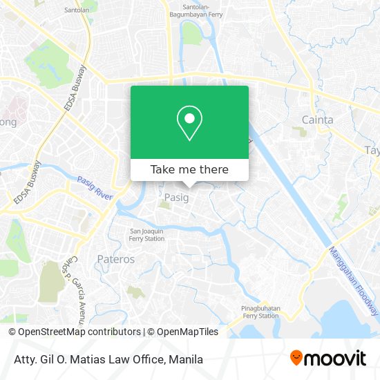 Atty. Gil O. Matias Law Office map