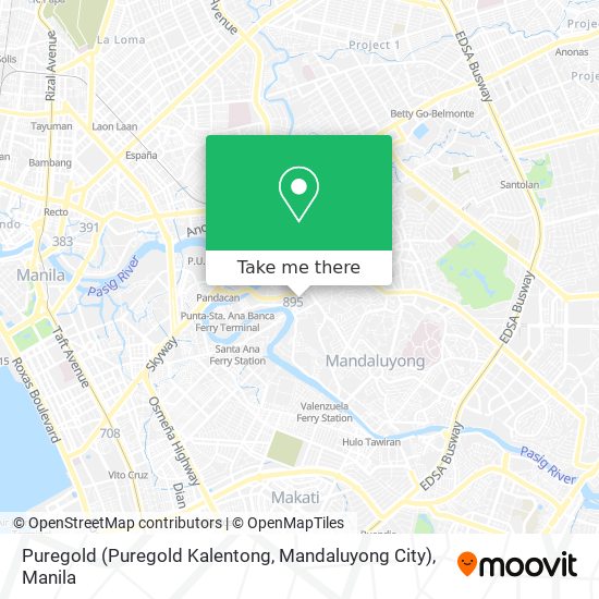 Puregold (Puregold Kalentong, Mandaluyong City) map