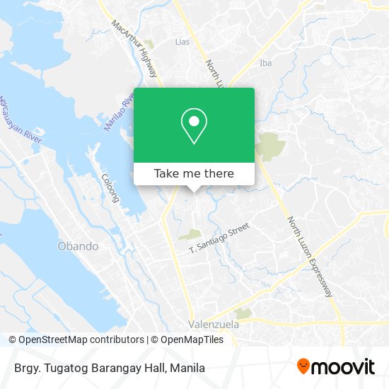 Brgy. Tugatog Barangay Hall map