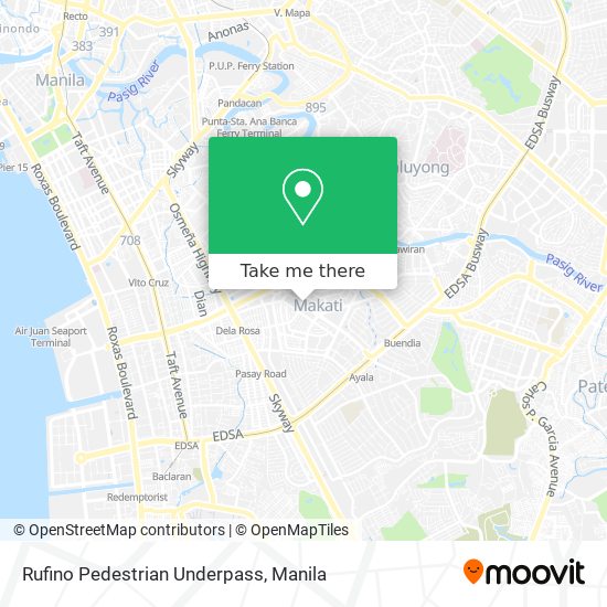Rufino Pedestrian Underpass map