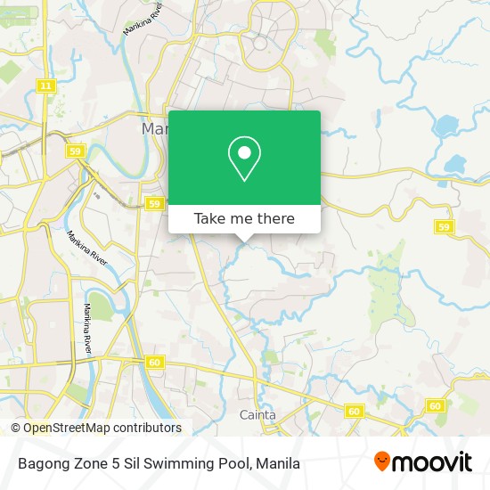 Bagong Zone 5 Sil Swimming Pool map