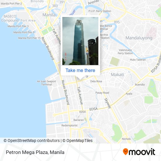 Petron Mega Plaza map