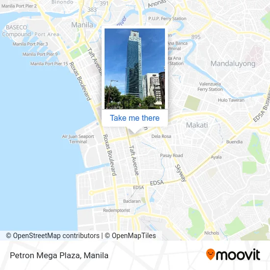 Petron Mega Plaza map