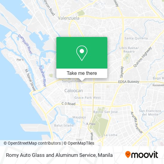 Romy Auto Glass and Aluminum Service map
