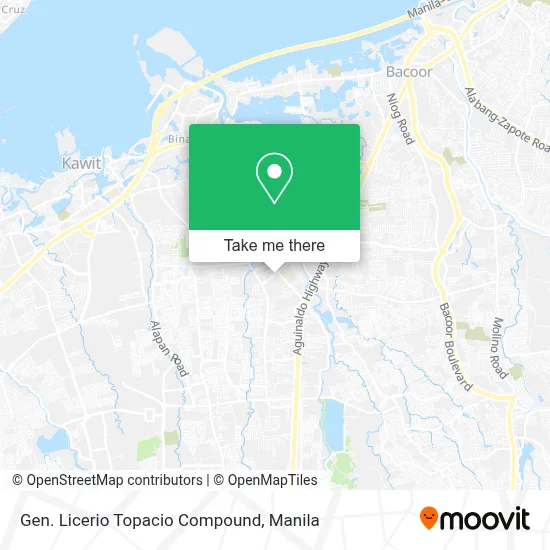 Gen. Licerio Topacio Compound map