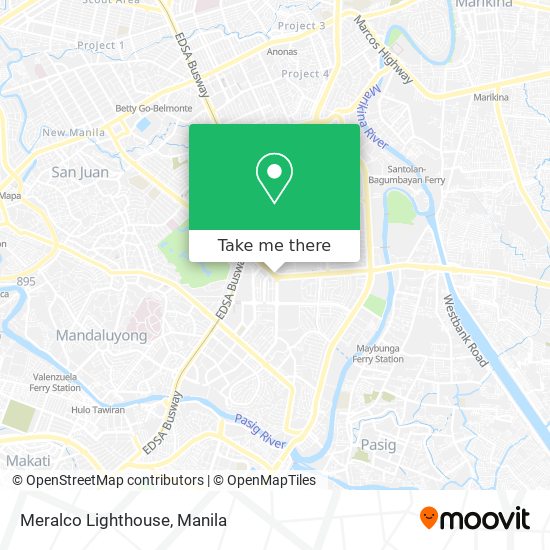 Meralco Lighthouse map