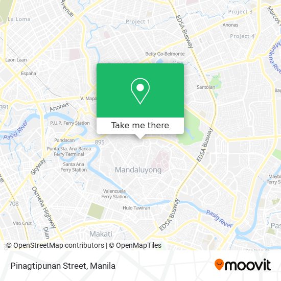 Pinagtipunan Street map