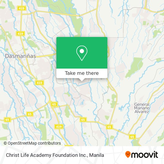 Christ Life Academy Foundation Inc. map