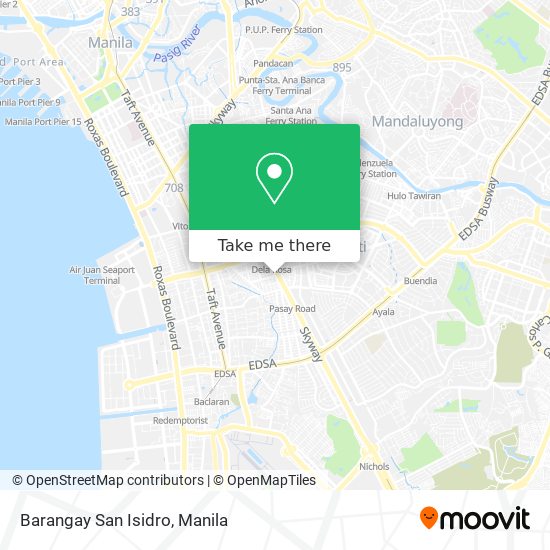 Barangay San Isidro map