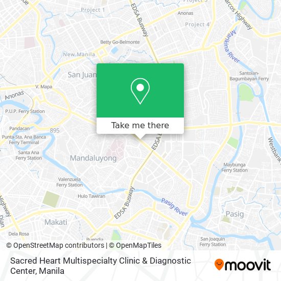 Sacred Heart Multispecialty Clinic & Diagnostic Center map
