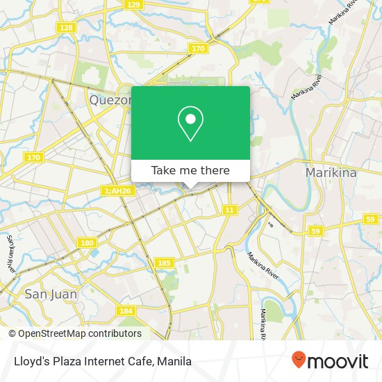 Lloyd's Plaza Internet Cafe map