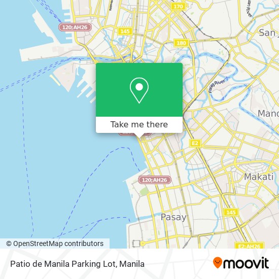 Patio de Manila Parking Lot map