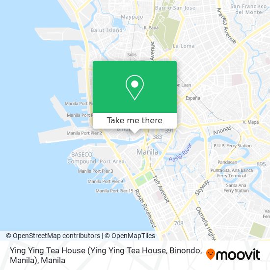 Ying Ying Tea House (Ying Ying Tea House, Binondo, Manila) map