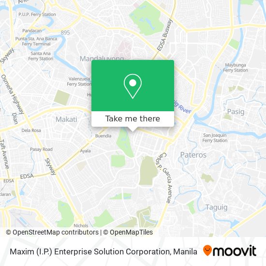 Maxim (I.P.) Enterprise Solution Corporation map