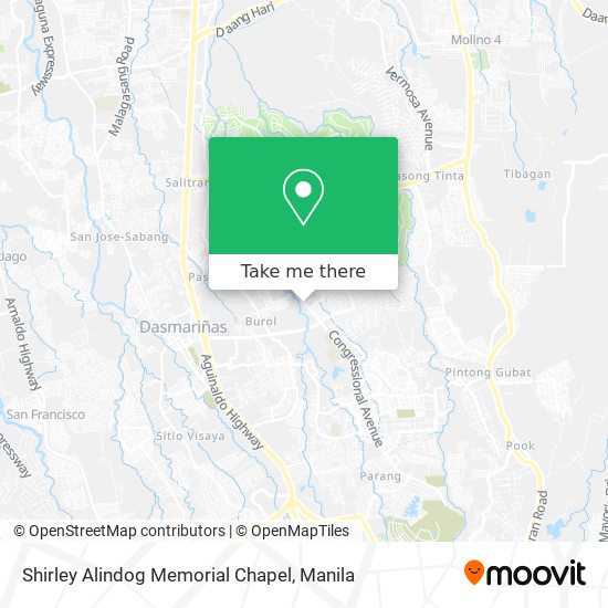 Shirley Alindog Memorial Chapel map