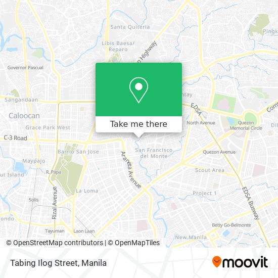 Tabing Ilog Street map