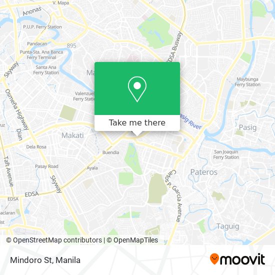 Mindoro St map