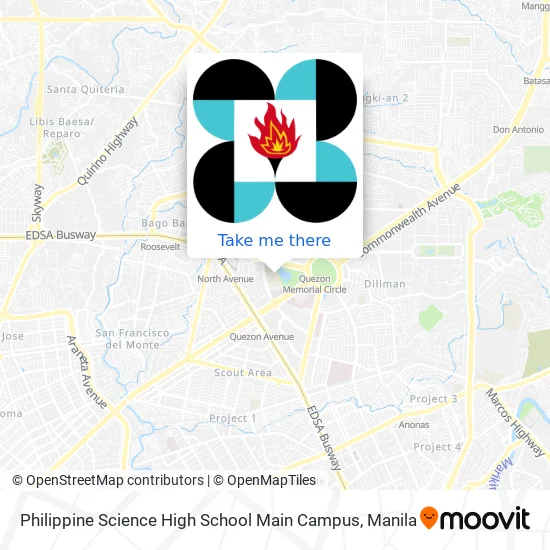 Philippine Science High School Main Campus map