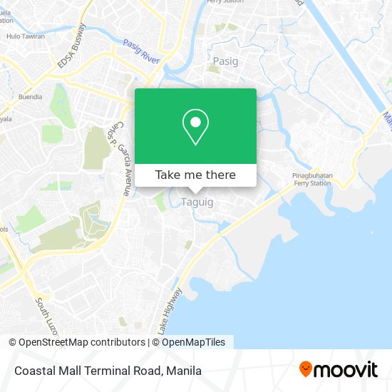 Coastal Mall Terminal Road map