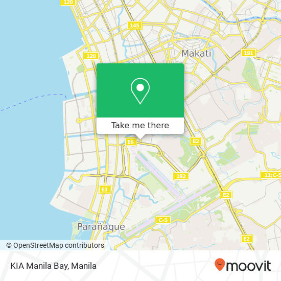 KIA Manila Bay map