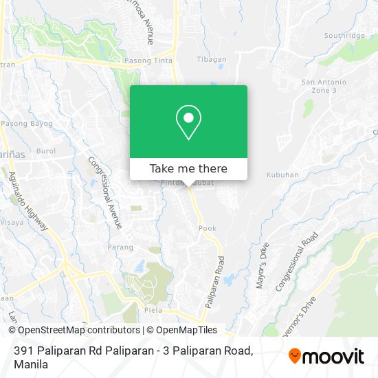 391 Paliparan Rd Paliparan - 3 Paliparan Road map